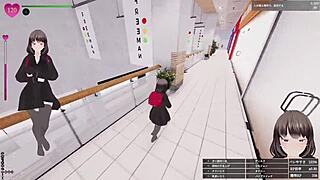 schoolgirl manaka exposes in shopping mall, secret bukkake without getting caught 😜