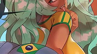 I'm making Miku cum hard with my big cock.