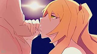 Fischl's Deepthroat Adventure On Scapognel