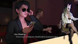 Busty Milf In Golden Boy 32 Choking On A Dildo