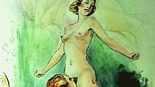 Vintage erotic art collection
