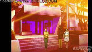 Horny Coworkers Threesome Anal and Cum on Tits