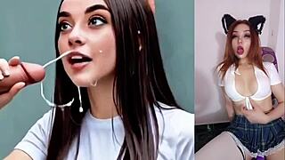 linda teen exploring intense anal while masturbating with ai suggestively