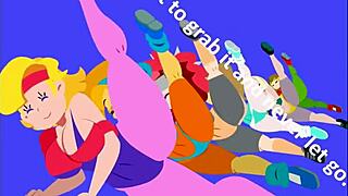 minus8 workout video extended with leggings and big tits