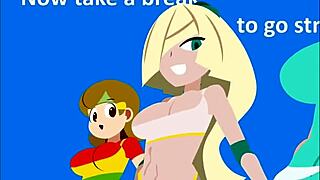 minus8 workout video extended with leggings and big tits