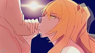 Fischl's Deepthroat Adventure On Scapognel