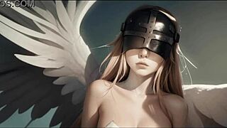 Angewomon Shows Off Her Tits In Ai Generated Scene!