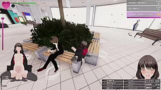 schoolgirl manaka exposes in shopping mall, secret bukkake without getting caught 😜