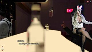 Busty Milf In Golden Boy 32 Choking On A Dildo