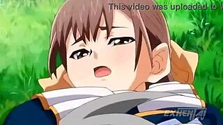 young student get his first creampie - hentai