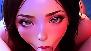 beautiful ai virgin girl sucks cock first time fucking