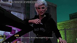 alt girl interacts in car during being a dik 148