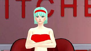 Bulma Chi Chi Android 18 Threesome Emotions In Hentai