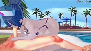 Jill Valentine as sexy nurse in bikini gets fucked hard! Part 2 in skullgirls fantasy