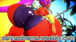 Anime breast expansion animation unfolds