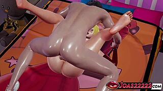 Is this hot anime girl ready for tight anal?