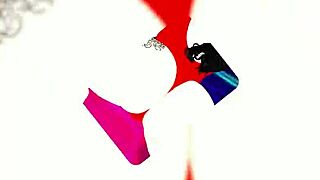 big ass thick latina twerking that ass in 3d anime hentai with curvy body and sexy outfit