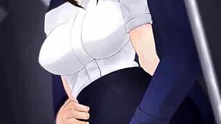 Perverted Guy Fucks Girl On Train