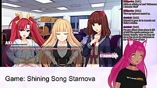vtuber lewdneko plays shining song starnova julie route part 3