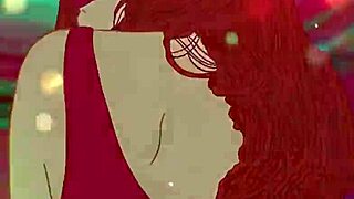 big ass thick latina twerking that ass in 3d anime hentai with curvy body and sexy outfit