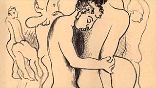 Vintage Erotic Drawings Collection