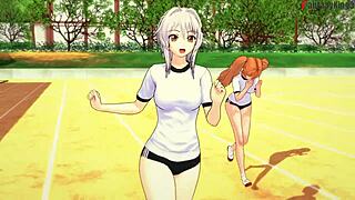 Rias Gremory Almost Caught With Teacher Rossweise In HS DxD