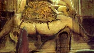 Vintage Retro Drawings Collection