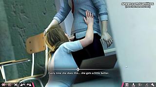 does this hot 18yo redhead teen suck dick in public dressing room?