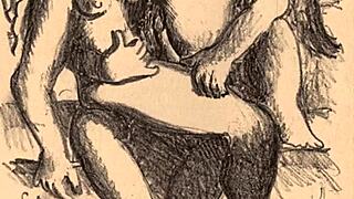 Vintage Erotic Drawings Collection