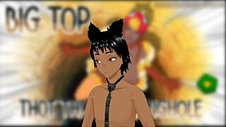 big top thot thanksgivinghole in sexy turkey costume sucking it