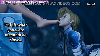 femdom hentai joi - you're just a number at my feet, licking away