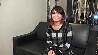 19-year-old japanese beauty slender amateur blowjob and hairy creampie sex uncensored asian hentai