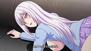 Watch this busty hentai girl get fucked hard by her teacher in doggystyle?