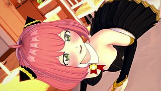 อันย่าถอดยูนิฟอร์ม可愛เพื่อเย็ดในฮentai ผู้ใหญ่