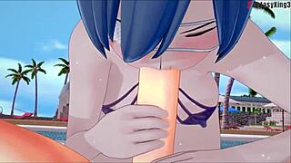 Jill Valentine as sexy nurse in bikini gets fucked hard! Part 2 in skullgirls fantasy