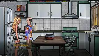 The Landlord Discovers Something Under the Skirt in Game