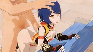 Xiangling Endures Rough Doggystyle Sex