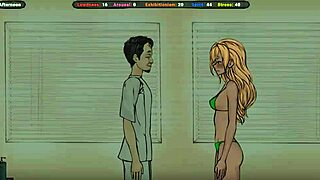 The Landlord Discovers Something Under the Skirt in Game