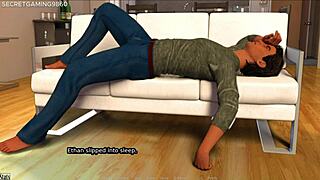 Ο Κορνός Σύζυγος Βλέπει τη Γυναίκα Του με Μεγάλο Μαύρο Καυλό