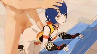 Xiangling Endures Rough Doggystyle Sex