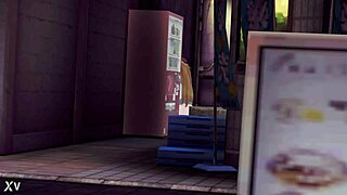 asuka sucking a big black cock