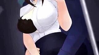 Perverted Guy Fucks Girl On Train