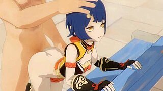 Xiangling Endures Rough Doggystyle Sex