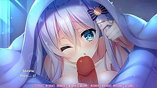 craving ichizu na ginpatsu bishoujo anya's steamy hentai scene 5 in spanish