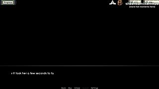 young virgin blonde samui's big tits bounce as she blows rides and takes first anal creampie