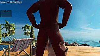 Oh, this blonde slut is blowing that big cock!