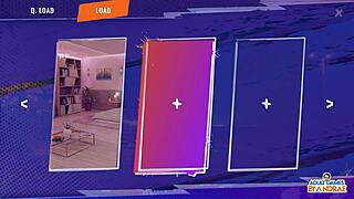 craving emma's huge tits quickie in dressing room game fuck