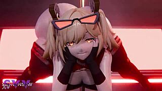 Burnice Twerking Her Big Ass in 3D Hentai Anal Action