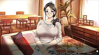 Big-boobed family member squirts from anal creampie in route 4