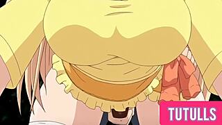 teen girl caught inserting ice cream in mouth in school yard garden hentai scene